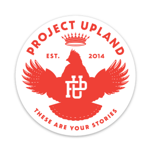 Limited edition 10-year anniversary Project Upland Sticker.