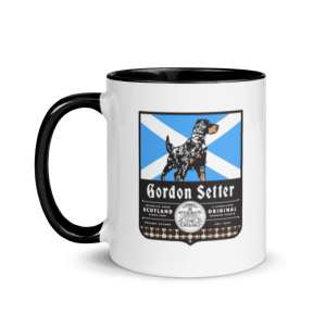 A Gordon Setter 11oz coffee mug