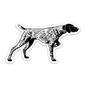 Classic German Shorthaired Pointer Sticker