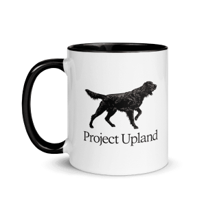 A Deutsch Langhaar dog coffee mug