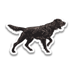 A Deutsch Langhaar vinyl sticker