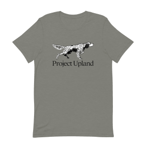 And English Setter Tee Shirt in gray