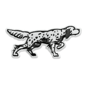 English Setter Iron on Patch