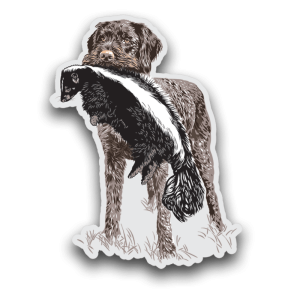 Wirehaired Pointer sticker