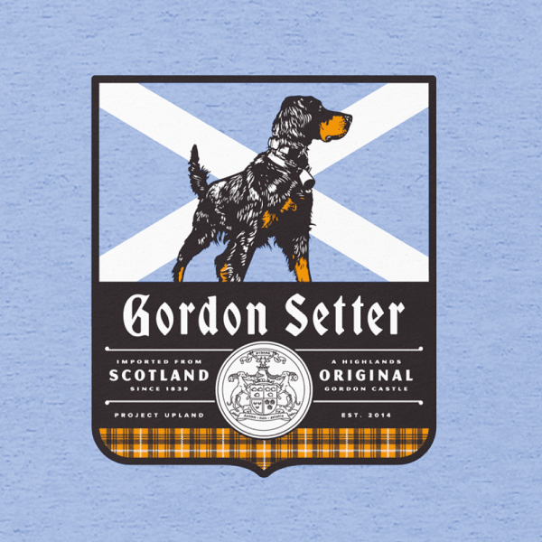 Gordon-Setter-T-Shirt-Project-Upland-close-up Gordon Setter t-shirt close up