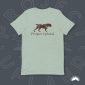 The wirehaired pointing griffon tee shirt with logo background