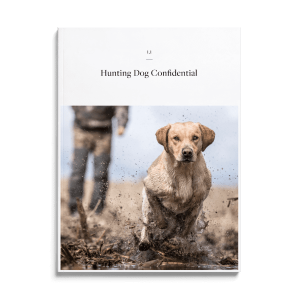 Front Cover of Issue 1.1 of Hunting Dog Confidential Magazine
