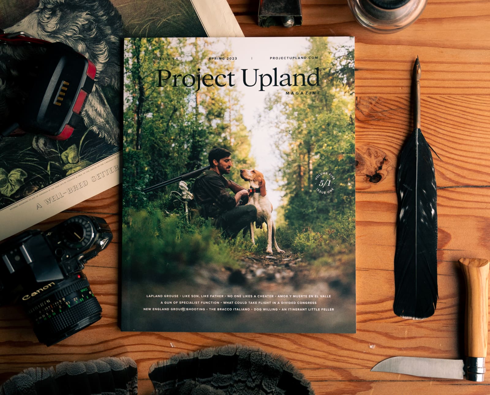 Holiday gift guide image of Project Upland Magazine