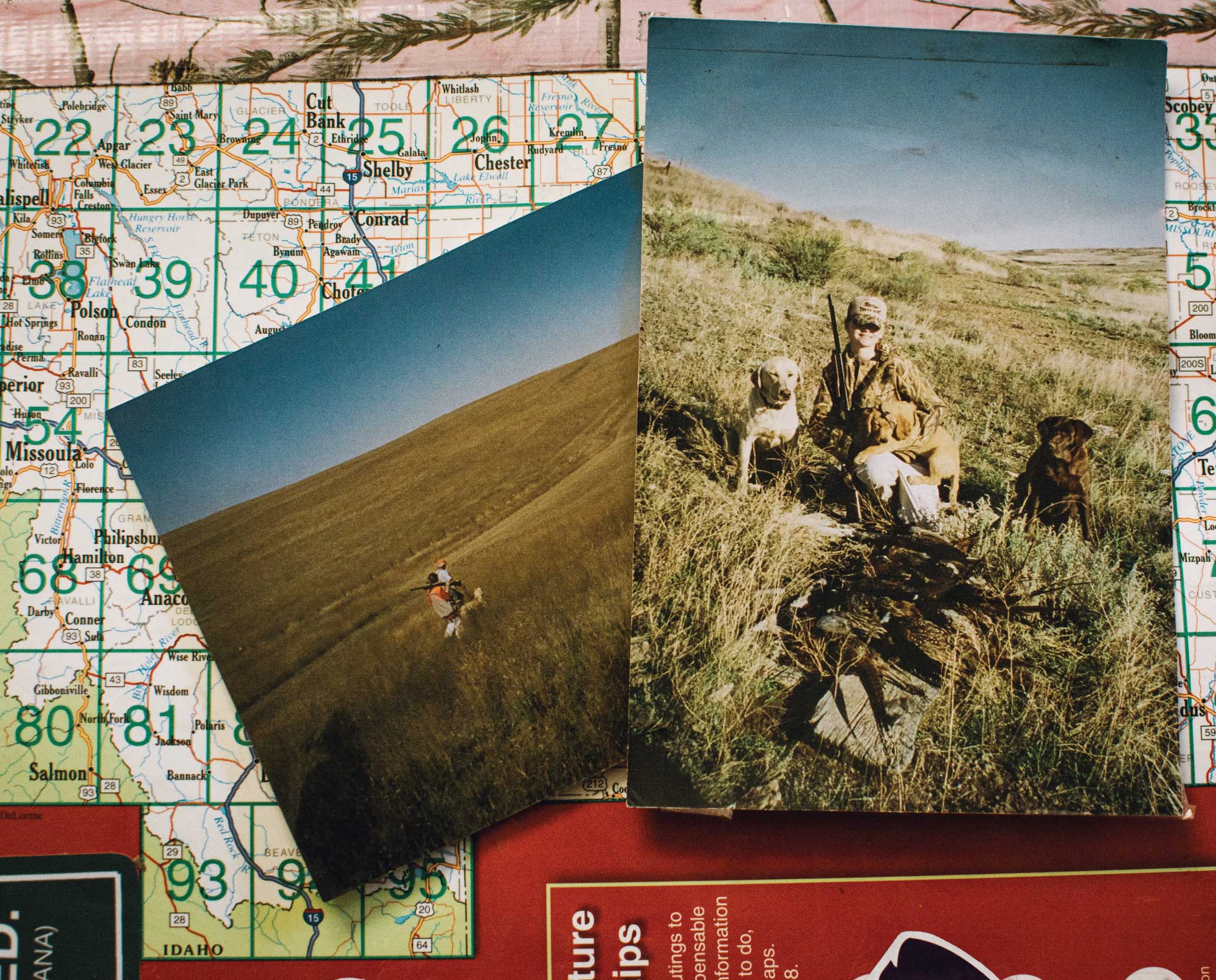 Old photos of bird hunting as a kid.
