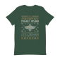 Little Drummer Boy Ruffed Grouse T-shirt on Heather Green