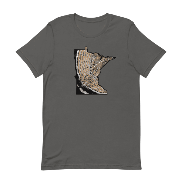 Minnesota-Ruffed-Grouse-T-shirt-dark-gray-t-shirt Minnesota Ruffed Grouse T-shirt in Dark Gray