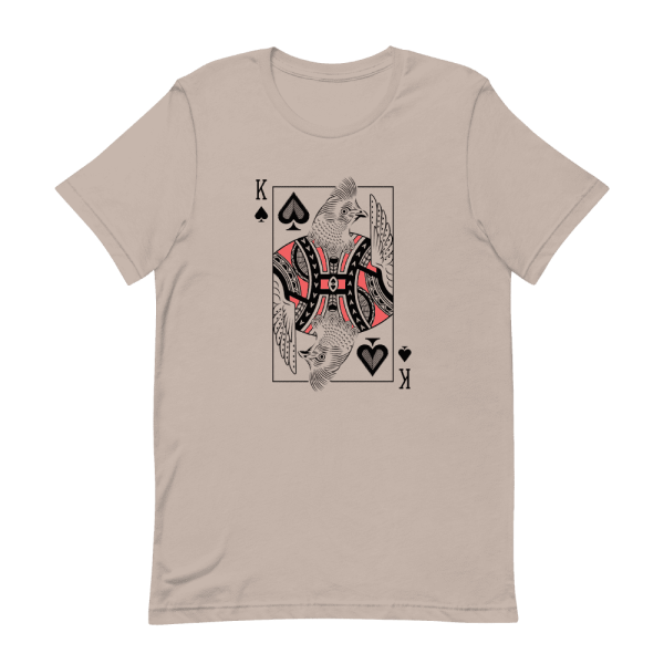 Ruffed-Grouse-King-T-Shirt Ruffed Grouse King Playing Card T-shirt