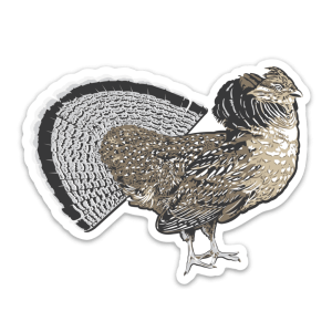 4" Ruffed Grouse Vinyl Stickers