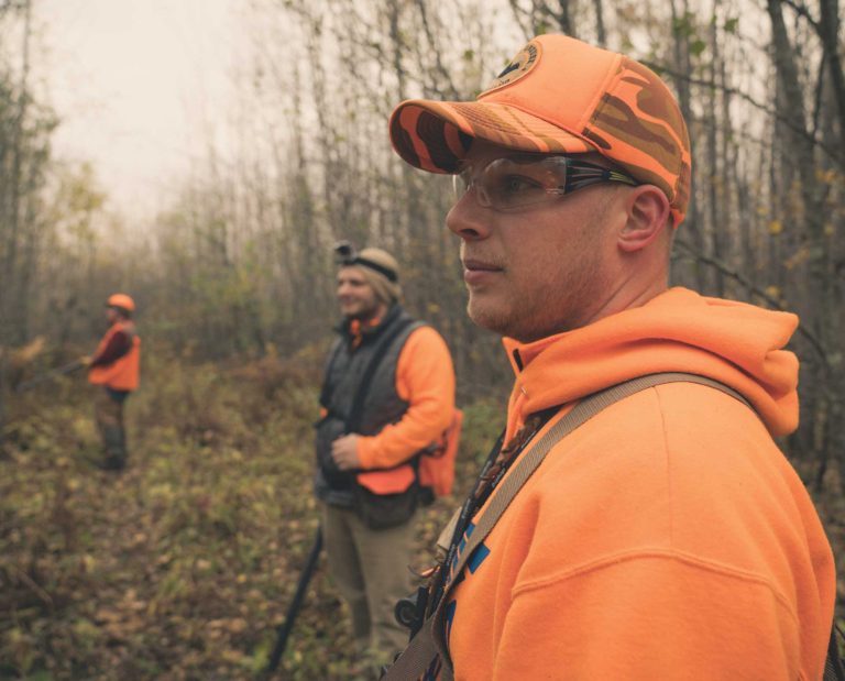 Three brothers from Modern Wild hunting woodcock in Minnesota