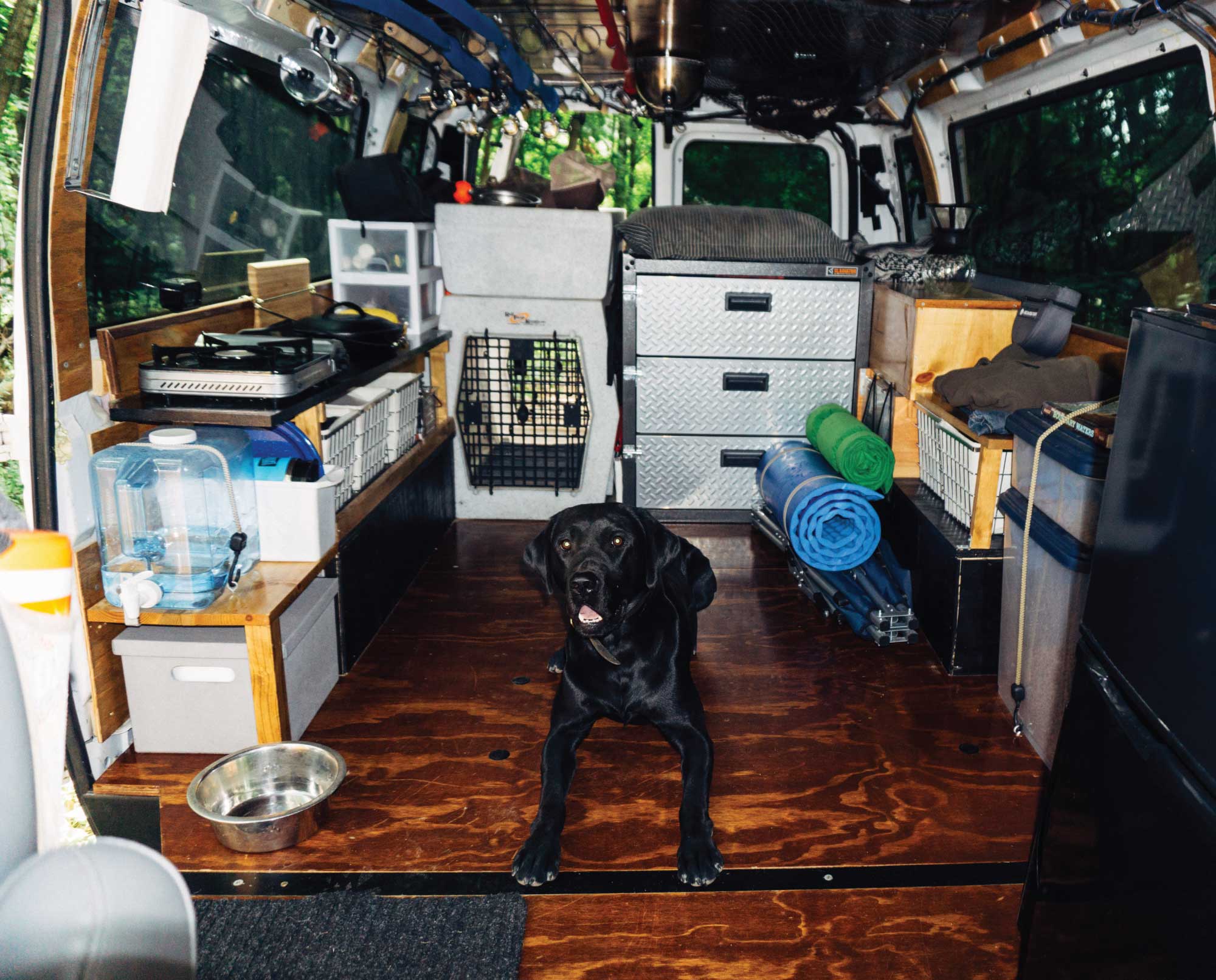 The van used in the bird hunting odyssey that Scott and Watson went on.