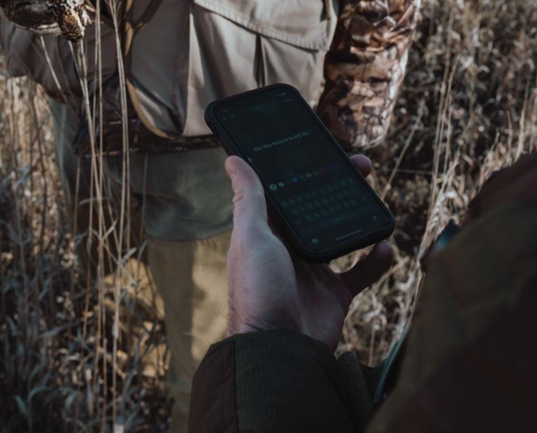 A hunter shares their success while hunting in Kansas.