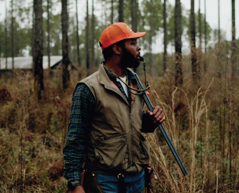 Durrell Smith bobwhite quail hunting in Georgia with his pointers.