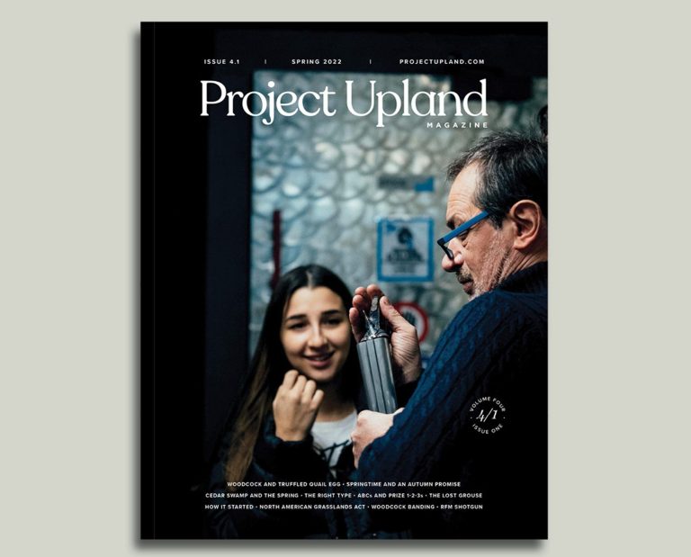 The cover of the Spring 2022 issue of Project Upland Magazine.