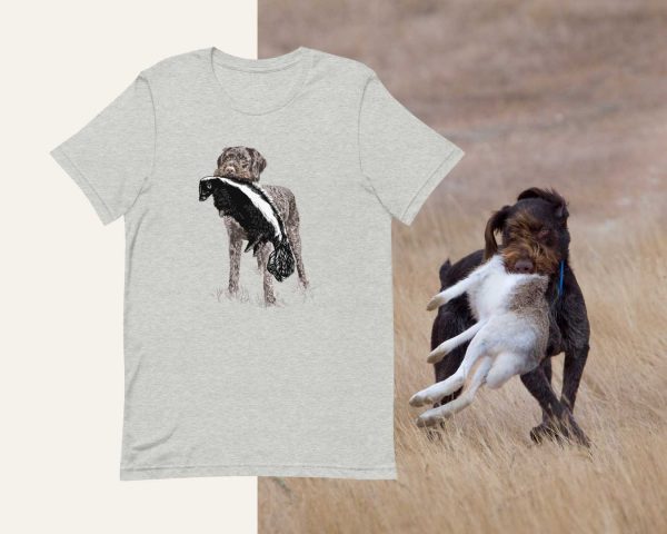 tshirt-wirehaired Wirehaired Tshirt with German wirehair